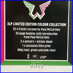 PAUL McCARNTNEY WINGS Limited Edition Color Vinyl 180-G CLEAR GREEN RED SEALED PAUL McCARNTNEY WINGS Limited Edition Color Vinyl 180-G CLEAR GREEN RED SEALED