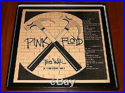 PINK FLOYD THE WALL LIVE 3x LP VINYL BOX RARE CREATIVE ARTISTRY PRESS 1980 LTD