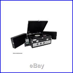 PLTTB8UI Classical Vinyl Turntable Player PC Records USB Aux In withSpeaker System