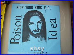 POISON IDEA first 45 EP RECORWithoriginal Sleeve 1982 HARDCORE PUNK ROCK EXCELLENT