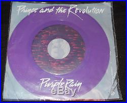 PRINCE Purple Rain / God 7 45 rpm Vinyl Record RARE Purple Colored Wax US 1984