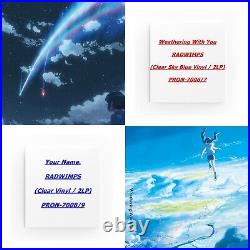 PSL Your Name / Weathering With You RADWIMPS 12 Clear Vinyl 2LP Makoto Shinkai