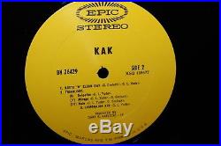 PSYCH ROCK LP KAK KAK Prog Rock / Psychedelic Rock EPIC RECORDS Yellow Label