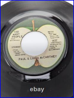 Paul & Linda McCartney Uncle Albert, Admiral Halsey 45 (1971) Mat#47531S #1837