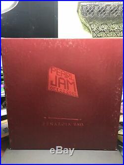 Pearl Jam Benaroya Hall Red-Wine Colored Vinyl Box Set, #1717 of 2000