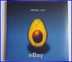Pearl jam self titled avocado 2 LP black vinyl record gatefold rare