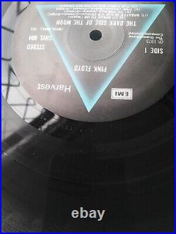 Pink Floyd Dark Side Of The Moon LP UK Original Apr74 Ex/Vg+ A3/B3 No Rim Text