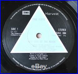 Pink Floyd Dark Side Of The Moon Vinyl Lp Uk Ist Press Solid Blue Prism Ex+