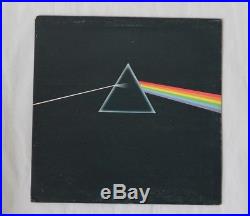 Pink Floyd Dark Side of the Moon 1973 1st Press Solid Blue COMPLETE! LP