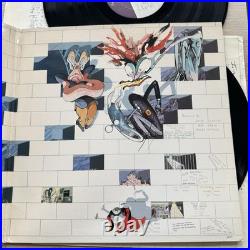 Pink Floyd The Wall 1979 US Pressing 2LP Nice VG+ Complete WithSleeves! +Sticker