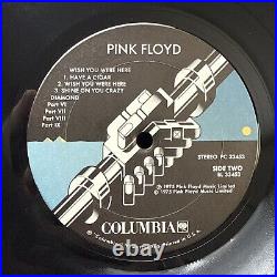 Pink Floyd Wish You Were Here 1975 US 1st Press Album (EX) in Shrink