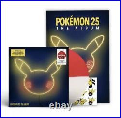 Pokemon 25 The Album Soundtrack Limited Colored Vinyl LP LOT OF 4