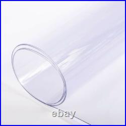 Premium Clear Plastic Vinyl Table Cover Tablecloth Protector Sold Folded