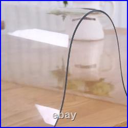 Premium Clear Plastic Vinyl Table Cover Tablecloth Protector Sold Folded