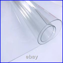 Premium Clear Plastic Vinyl Table Cover Tablecloth Protector Sold Folded