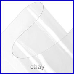 Premium Clear Plastic Vinyl Table Cover Tablecloth Protector Sold Folded