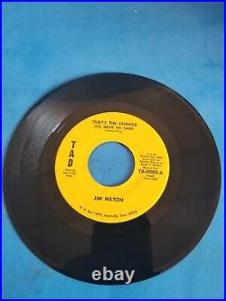 Pride Goes Before A Fall/that's The Chance-milton. Ultra Rare 45 Tad Label