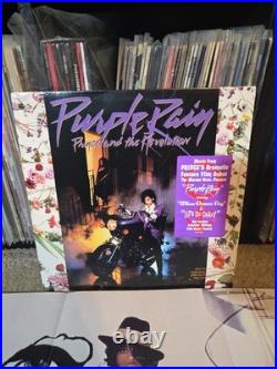 Prince Purple Rain Lp Purple Vinyl 1984 1st'GS PROMO' Press Hype/Insert/Poster