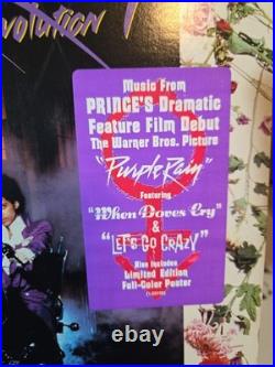 Prince Purple Rain Lp Purple Vinyl 1984 1st'GS PROMO' Press Hype/Insert/Poster
