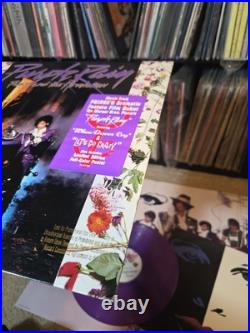 Prince Purple Rain Lp Purple Vinyl 1984 1st'GS PROMO' Press Hype/Insert/Poster