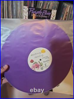 Prince Purple Rain Lp Purple Vinyl 1984 1st'GS PROMO' Press Hype/Insert/Poster