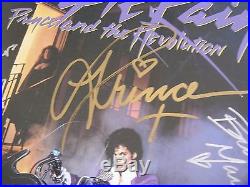 Prince & The Revolution Purple Rain LP signed by entire band withCOA Vinyl, Poster