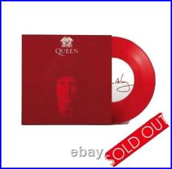 Queen Brian May We Will Rock You Red 7 Vinyl Rare /1000 New Confirmed Order