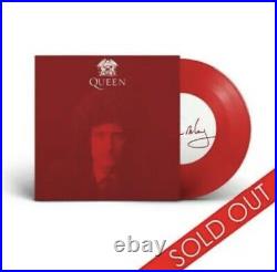 Queen Brian May We Will Rock You Red 7 Vinyl Rare /1000 New Confirmed Order