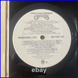 RARE PROMO Carpenters Christmas Portrait LP A&M Holiday 1st White Label WLP M-