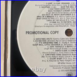 RARE PROMO Carpenters Christmas Portrait LP A&M Holiday 1st White Label WLP M-