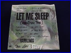 RARE Pearl Jam Let Me Sleep Christmas Time 7 Vinyl 33 LTD Edition Promo 1991