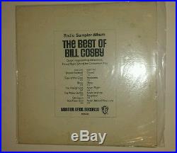 RARE! THE BEST OF BILL COSBY VINYL RECORD ALBUM RADIO SAMPLER test pressing