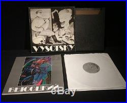 RARE Vladimir Vysotsky In The Recordings Of Mihail Chemiakin 7 Lp RECORD box