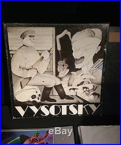 RARE Vladimir Vysotsky In The Recordings Of Mihail Chemiakin 7 Lp RECORD box