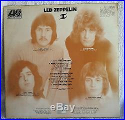 RARE original Led Zeppelin I Turquoise lettering Atlantic plum/red label vinyl