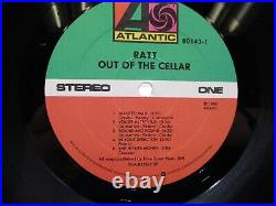 RATT Out Of The Cellar LP Record Ultrasonic Clean Atlantic Numbered Promo EX