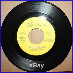 RICHARD CAITON Thank You WHERE'S THE LOVE New Orleans Soul 45 on J. B's 131