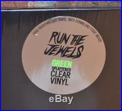 RUN THE JEWELS Run the Jewels Self Titled, LTD SPLATTER VINYL LP + BONUS 12
