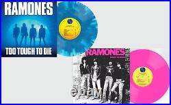 Ramones Too Tough To Die + Rocket To Russia Vinyl Pink + Blue