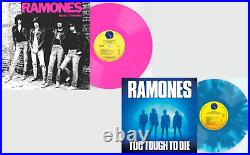 Ramones Too Tough To Die + Rocket To Russia Vinyl Pink + Blue