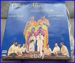 Rare 1979 Double Vinyl Come Alive Jagjit and Chitra Singh near Mint