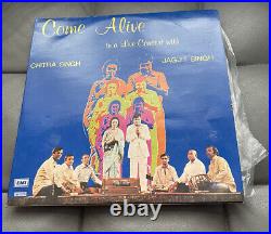 Rare 1979 Double Vinyl Come Alive Jagjit and Chitra Singh near Mint