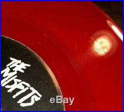 Rare 1979 Misfits Bullet Red Vinyl 2nd Press Lyric 7 Vg+/ex+ Punk Hardcore Kbd