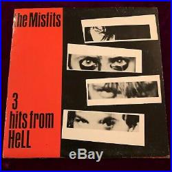 Rare 1981 The Misfits 3 Hits From Hell 7 1st Press Fiend Vinyl Vg+/++ Punk Kbd