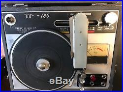 Rare Hara Disk Recorder M-180 Vinyl Mono Record Cutter Lathe Atom Vanrock