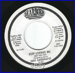 Rare! Original Northern Soul 45 RPM Silky Hargraves Keep Loving Me Promo M