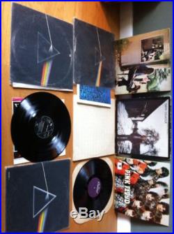 Rare Pink Floyd Vinyl Record Lot Of 28 Clean Lps UK Press Bootleg Import Poster