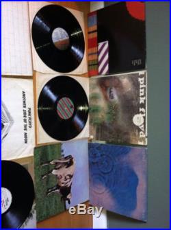 Rare Pink Floyd Vinyl Record Lot Of 28 Clean Lps UK Press Bootleg Import Poster