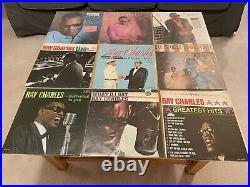Ray Charles Vinyl Record Lot
