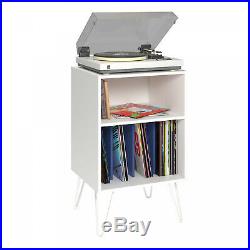 Record Player Table Vinyl Album Storage Rack Stand LP Turntable Retro Shelves